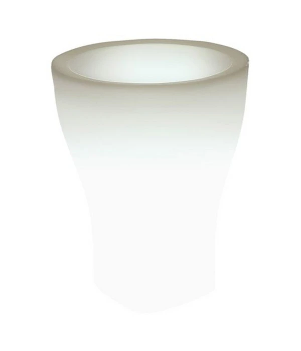 Farmet Kunststoff-Pflanzkübel Domus, Ca. ø 48/H60 Cm, Perlweiß Beleuchtet 3 Farmet Kunststoff-Pflanzkübel Domus, Ca. ø 48/H60 Cm, Perlweiß Beleuchtet