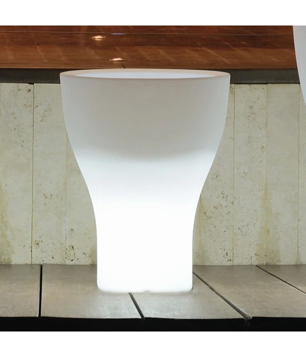 Farmet Kunststoff-Pflanzkübel Domus, Ca. ø 48/H60 Cm, Perlweiß Beleuchtet 4 Farmet Kunststoff-Pflanzkübel Domus, Ca. ø 48/H60 Cm, Perlweiß Beleuchtet – Bild 2