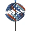 Dehner Metall-Riesen-Windrad Globe, Ca. H186 Cm, Blau-rot -Angebote Biohort Store 4210654 WE FS 001 DehnerRiesenwindradGlobeGartenstabWindradGartendekoDekostab