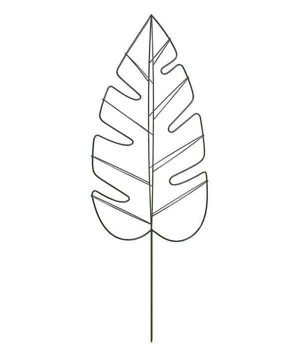 Dehner Metall-Dekorankhilfe Monstera, Ca. H120 Cm, Dunkelgrün 3 Dehner Metall-Dekorankhilfe Monstera, Ca. H120 Cm, Dunkelgrün