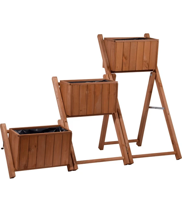 Dobar Holz-Pflanztreppe Klappbar, Ca. B41/H85/T55 Cm 11 Dobar Holz-Pflanztreppe Klappbar, Ca. B41/H85/T55 Cm – Bild 9