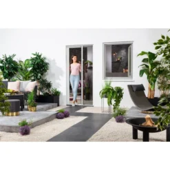 Hecht Alu-Plissee-Tür Professional, Ca. B125/H220 Cm