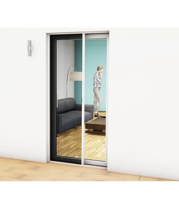 Hecht Alu-Plissee-Tür Professional, Ca. B125/H220 Cm 5 Hecht Alu-Plissee-Tür Professional, Ca. B125/H220 Cm – Bild 3