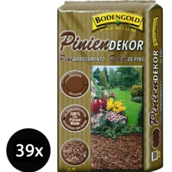 Ziegler Bodengold Piniendekor, 25-45 Mm, 39 X 60 Liter