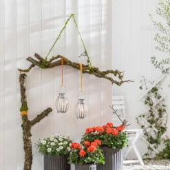 Dehner Solar-Zinkglühbirne Chester, Ca. Ø15,5/H30,5 Cm -Angebote Biohort Store 4395182 WE MO 002 DehnerZinkgluehbirneChester