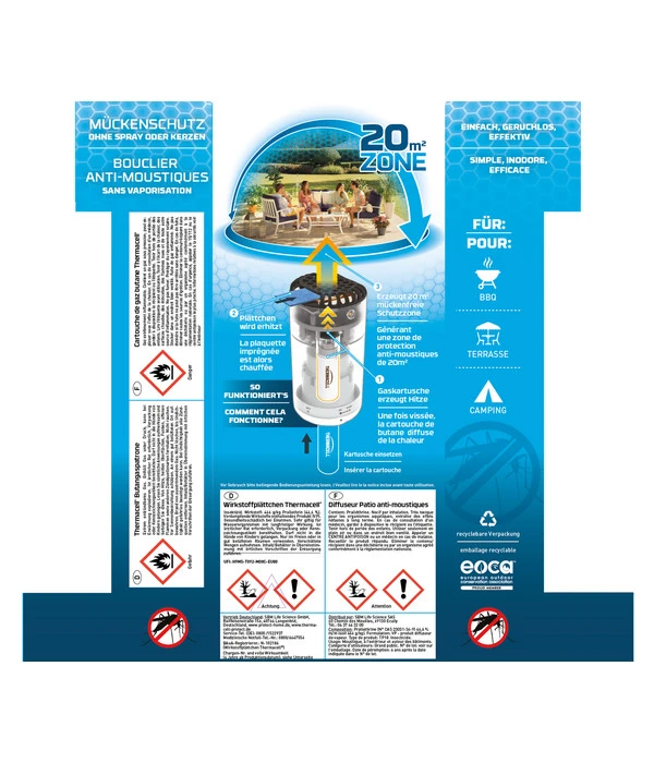 Thermacell Mückenabwehr Protect, Navy Blue 4 Thermacell Mückenabwehr Protect, Navy Blue – Bild 2