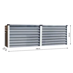 Vitavia Hochbeet Oslo, Granit/alu -Angebote Biohort Store 4413191 WE BG 001 VitaviaHochbeetOsloGranit