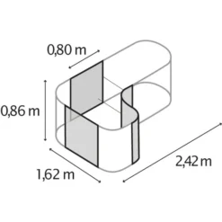 Vitavia Kurvenerweiterung Faunus -Angebote Biohort Store 4413605 WE FS 002 VitaviaKurvenerweiterungSkizze