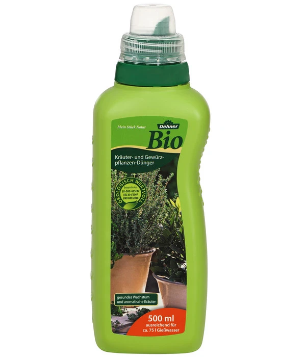 Dehner Bio Kräuter- Und Gewürzpflanzen-Dünger, Flüssig, 500 Ml 3 Dehner Bio Kräuter- Und Gewürzpflanzen-Dünger, Flüssig, 500 Ml