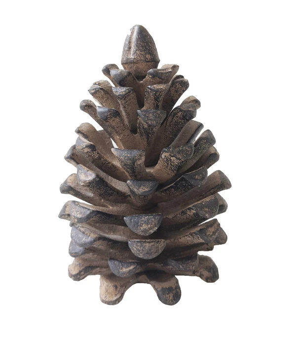 Dehner Gusseisen-Figur Tannenzapfen 3 Dehner Gusseisen-Figur Tannenzapfen