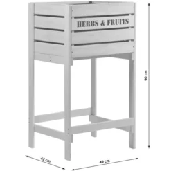 Dobar Hochbeet Obstkiste, Ca. B49/H90/T42 Cm 9 Dobar Hochbeet Obstkiste, Ca. B49/H90/T42 Cm -Angebote Biohort Store 4442349 WE DE 002 Dobar Hochbeet Obstkiste