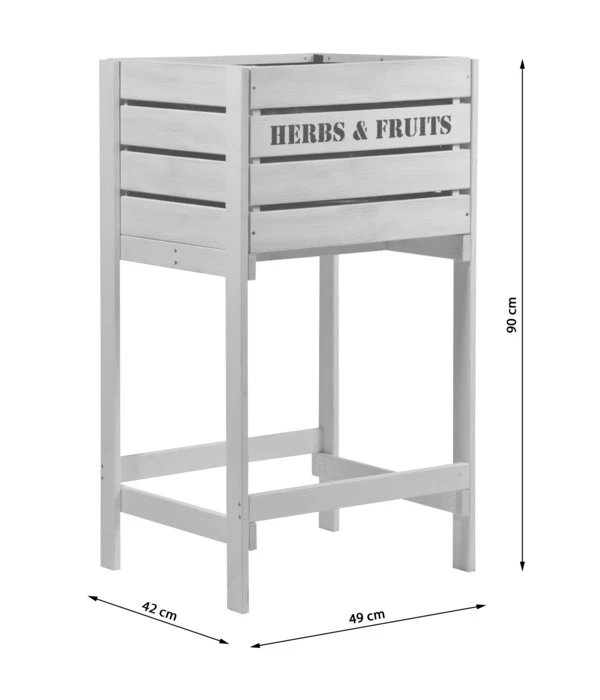 Dobar Hochbeet Obstkiste, Ca. B49/H90/T42 Cm 6 Dobar Hochbeet Obstkiste, Ca. B49/H90/T42 Cm – Bild 4