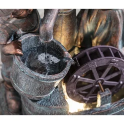 Dehner Polyresin-Gartenbrunnen Lea Und Leon, Ca. B45/H68,5/T35 Cm -Angebote Biohort Store 4447587 WE DE 003 DehnerPolyresinGartenbrunnenLeaundLeonNEU