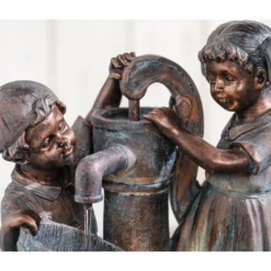 Dehner Polyresin-Gartenbrunnen Lea Und Leon, Ca. B45/H68,5/T35 Cm -Angebote Biohort Store 4447587 WE DE 004 DehnerPolyresinGartenbrunnenLeaundLeonNEU