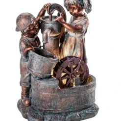 Dehner Polyresin-Gartenbrunnen Lea Und Leon, Ca. B45/H68,5/T35 Cm -Angebote Biohort Store 4447587 WE FS 003 DehnerPolyresinGartenbrunnenLeaundLeon