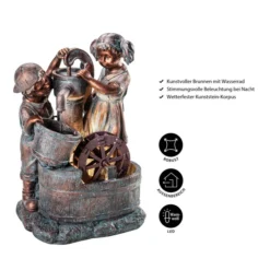 Dehner Polyresin-Gartenbrunnen Lea Und Leon, Ca. B45/H68,5/T35 Cm -Angebote Biohort Store 4447587 WE IG 001 DehnerPolyresinGartenbrunnenLeaundLeon