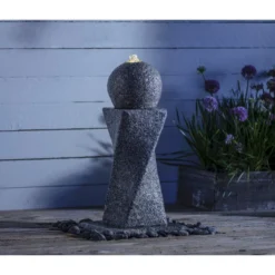 Dehner Granit-Gartenbrunnen Tower, Ca. B56/H60/T56 Cm -Angebote Biohort Store 4451621 WE MO 003 DehnerGranitGartenBrunnenTowerNEU