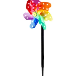 Dehner Solar Windradleuchte, Ca. B16/H35/T16 Cm