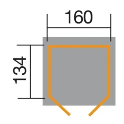 Weka Fahrradgarage, Ca. B171/H223/T138 Cm -Angebote Biohort Store 5340088 WE DE 001 WekaFahrradgarage