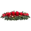 Adventsgesteck, Rot, Ca. B45/H10/T25 Cm -Angebote Biohort Store 6270953 WE FS 001 AdventsgesteckRotAdvent2022