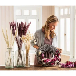 Trockenblumenbund Pampasgras 7 Trockenblumenbund Pampasgras -Angebote Biohort Store 6272587 WE MO 001 PampasgrasMauve Hasenschwanzgras