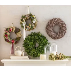 Trockenblumenbund Glanzgras, Natur 8 Trockenblumenbund Glanzgras, Natur -Angebote Biohort Store 6273593 6032536 6279897 WE MO 001 Herbstkraenze 1