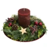 Adventsgesteck, Rot, Ca. Ø25/13 Cm -Angebote Biohort Store 6395842 WE FS 001 WeihnachtsgesteckRotAdvent2022