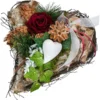 Grabgesteck Sören, Herzförmig, Ca. B22/H15/T25 Cm -Angebote Biohort Store 6461479 WE FS 001 HerzSoerenRot25cmAllerheiligen2023