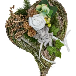 Grabgesteck Perth, Herzförmig, Ca. B23/H14/T30 Cm