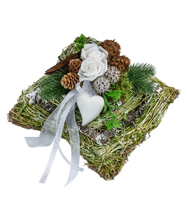 Grabgesteck Perth, Eckig, Ca. B23/H15/T23 Cm 3 Grabgesteck Perth, Eckig, Ca. B23/H15/T23 Cm