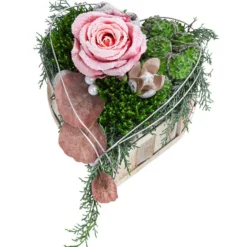 Grabgesteck Im Himmel, Herzförmig, Ca. B20/H20/T20 Cm