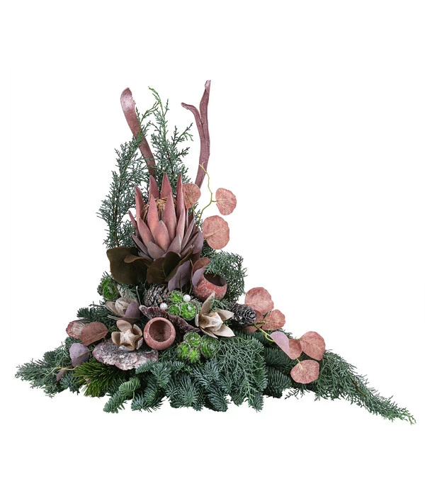 Grabgesteck Im Himmel, Ca. B70/H60/T40 Cm 3 Grabgesteck Im Himmel, Ca. B70/H60/T40 Cm