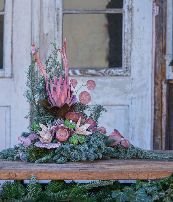 Grabgesteck Im Himmel, Ca. B70/H60/T40 Cm 4 Grabgesteck Im Himmel, Ca. B70/H60/T40 Cm – Bild 2