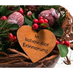 Grabgesteck In Liebe, Rund, Ø20/H20 Cm -Angebote Biohort Store 6462857 WE DE 001 SerieInLiebePremiumAllerheiligen2023