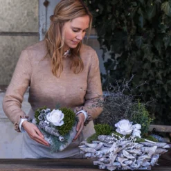 Grabgesteck Stille, Oval, Ca. B50/H50/T25 Cm -Angebote Biohort Store 6462956 WE MO 002 SerieStillePremiumAllerheiligen202301