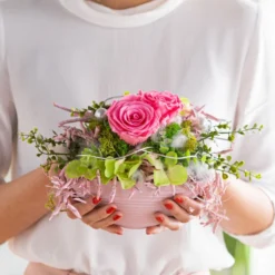 Dehner Keramik-Jardiniere Mit Longlife-Rose Pink Charm, Ca. B20/H15 Cm 5 Dehner Keramik-Jardiniere Mit Longlife-Rose Pink Charm, Ca. B20/H15 Cm -Angebote Biohort Store 6536510 WE MO 001 LonglifeMuttertag