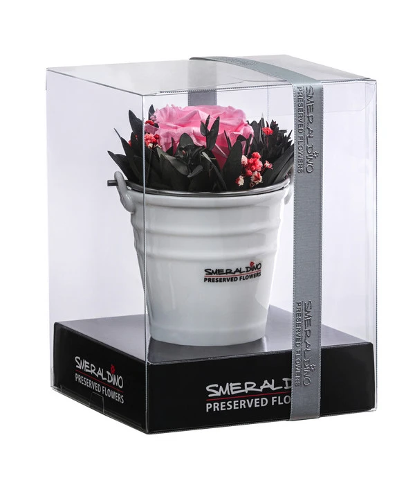 Dehner Arrangement Mit Longlife-Rose Ida, Rosa, Ca. Ø7,5/H15 Cm 4 Dehner Arrangement Mit Longlife-Rose Ida, Rosa, Ca. Ø7,5/H15 Cm – Bild 2