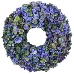 Dehner Kranz Hortensie, Blau/lila, Ca. Ø45 Cm