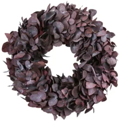 Dehner Kranz Eukalyptus, Dunkelrot, Ca. Ø45 Cm