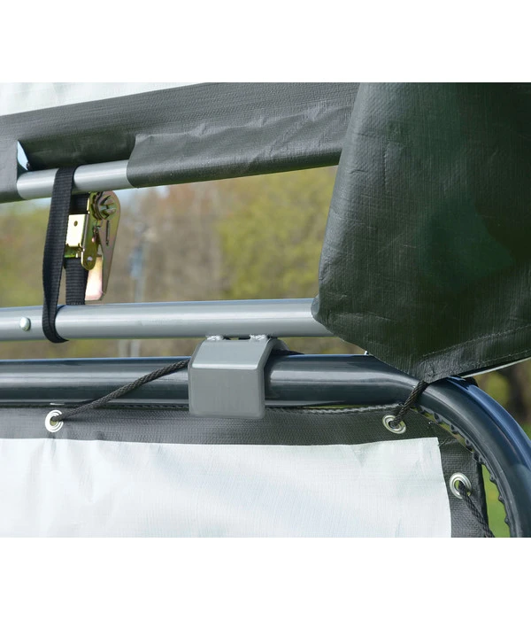 Shelter Logic Erweiterung Für Pferdestallüberdachung, Ca. B370/H170/T370 Cm 8 Shelter Logic Erweiterung Für Pferdestallüberdachung, Ca. B370/H170/T370 Cm – Bild 6
