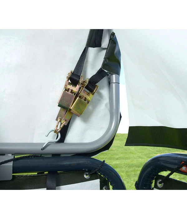 Shelter Logic Erweiterung Für Pferdestallüberdachung, Ca. B370/H170/T370 Cm 9 Shelter Logic Erweiterung Für Pferdestallüberdachung, Ca. B370/H170/T370 Cm – Bild 7