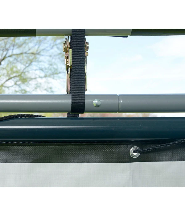 Shelter Logic Erweiterung Für Pferdestallüberdachung, Ca. B370/H170/T370 Cm 10 Shelter Logic Erweiterung Für Pferdestallüberdachung, Ca. B370/H170/T370 Cm – Bild 8