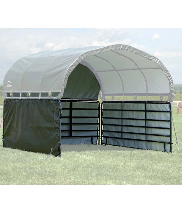Shelter Logic Erweiterung Für Pferdestallüberdachung, Ca. B370/H170/T370 Cm 4 Shelter Logic Erweiterung Für Pferdestallüberdachung, Ca. B370/H170/T370 Cm – Bild 2