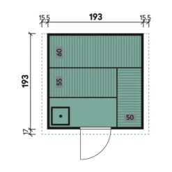 Wolff Finnhaus Innensauna Basic Zino, Ca. B224/H206/T210 Cm -Angebote Biohort Store 6618763 WE BG 001 FinnhausInnensaunaBasicZino