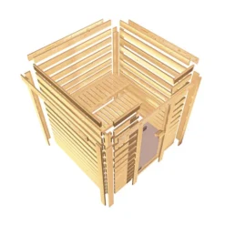 Wolff Finnhaus Innensauna Basic Zino, Ca. B224/H206/T210 Cm -Angebote Biohort Store 6618763 WE DE 001 FinnhausInnensaunaBasicZino