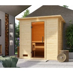 Wolff Finnhaus Innensauna Basic Zino, Ca. B224/H206/T210 Cm -Angebote Biohort Store 6618763 WE MO 001 FinnhausInnensaunaBasicZino