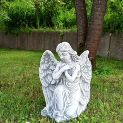 Fantasieco Stein-Figur Engel, Kniend, Ca. H35 Cm -Angebote Biohort Store 6638597 WE MO 002 FantasiecoSteinEngelKniend