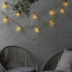 Dehner Solar Lichterkette Manaus -Angebote Biohort Store 6646640 WE MO 001 DehnerSolarleuchteSolarLichterketteManaus