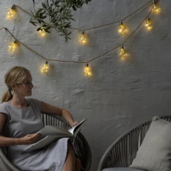 Dehner Solar Lichterkette Manaus -Angebote Biohort Store 6646640 WE MO 002 DehnerSolarleuchteSolarLichterketteManaus