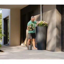 4Rain 2in1 Regenspeicher Vaso Decor, 220 L -Angebote Biohort Store 6697932 WE MO 001 RegenspeicherVasoGrau